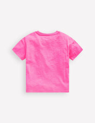 Relaxed Neon T-shirt-Pink Neon / Boden Discount