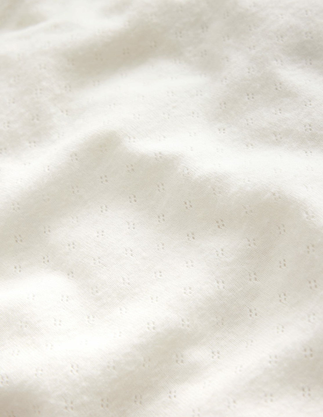 Long Sleeve Pointelle Top-Soft Ivory / Boden On sale