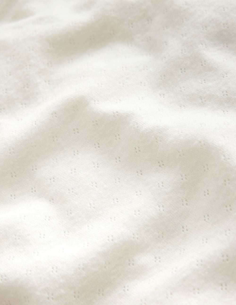 Long Sleeve Pointelle Top-Soft Ivory / Boden On sale