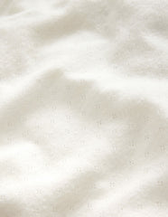 Long Sleeve Pointelle Top-Soft Ivory / Boden On sale