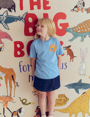Short Sleeve Printed T-Shirt-Blue Sealife / Boden On sale