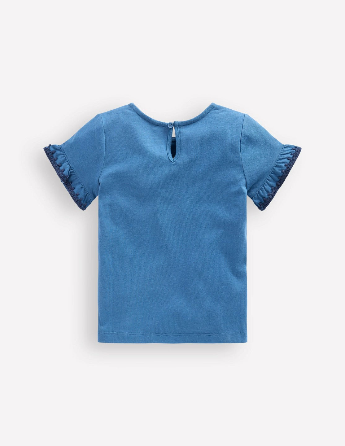 Ruffle Sleeve T-shirt-Delft / Boden us
