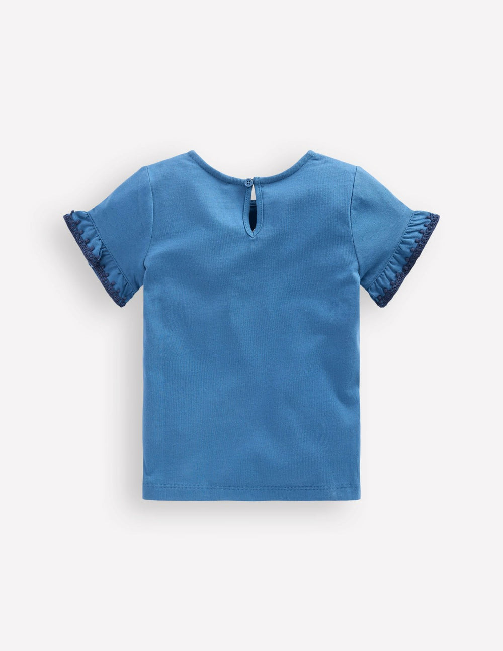 Ruffle Sleeve T-shirt-Delft / Boden us