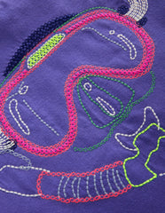 Relaxed Applique T-shirt-Wisteria Blue Snorkel / Boden Sale