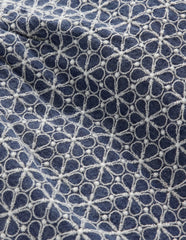 Puff Sleeve Woven Top-Chambray Broderie / Boden Discount