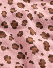 Long Sleeve Pointelle Top-Vintage Pink Leopard / Boden