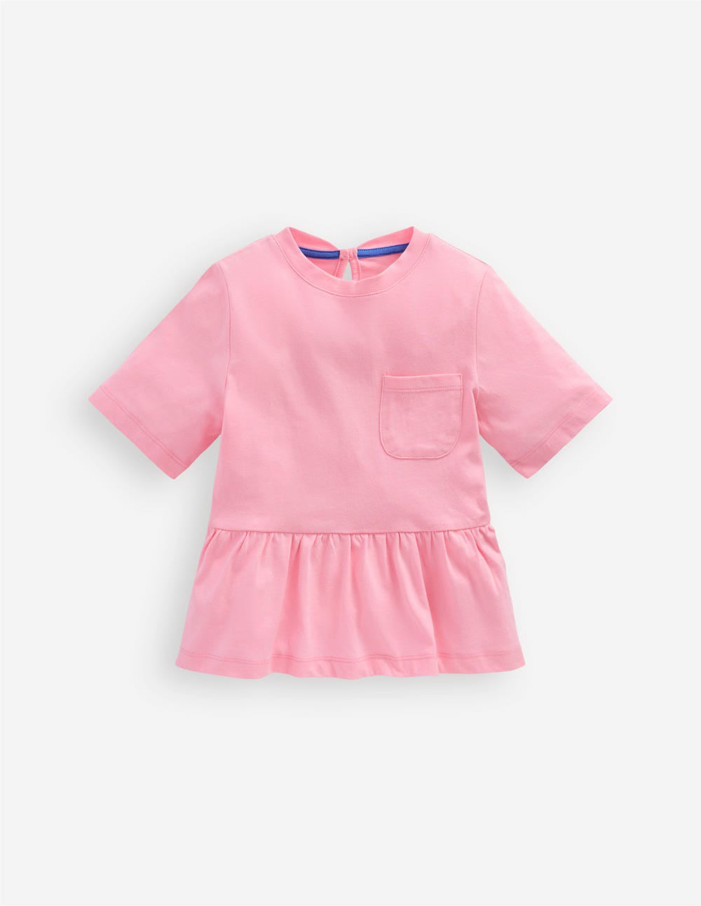 Short Sleeve Peplum Top-Pink / Boden Online