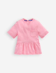 Short Sleeve Peplum Top-Pink / Boden Online