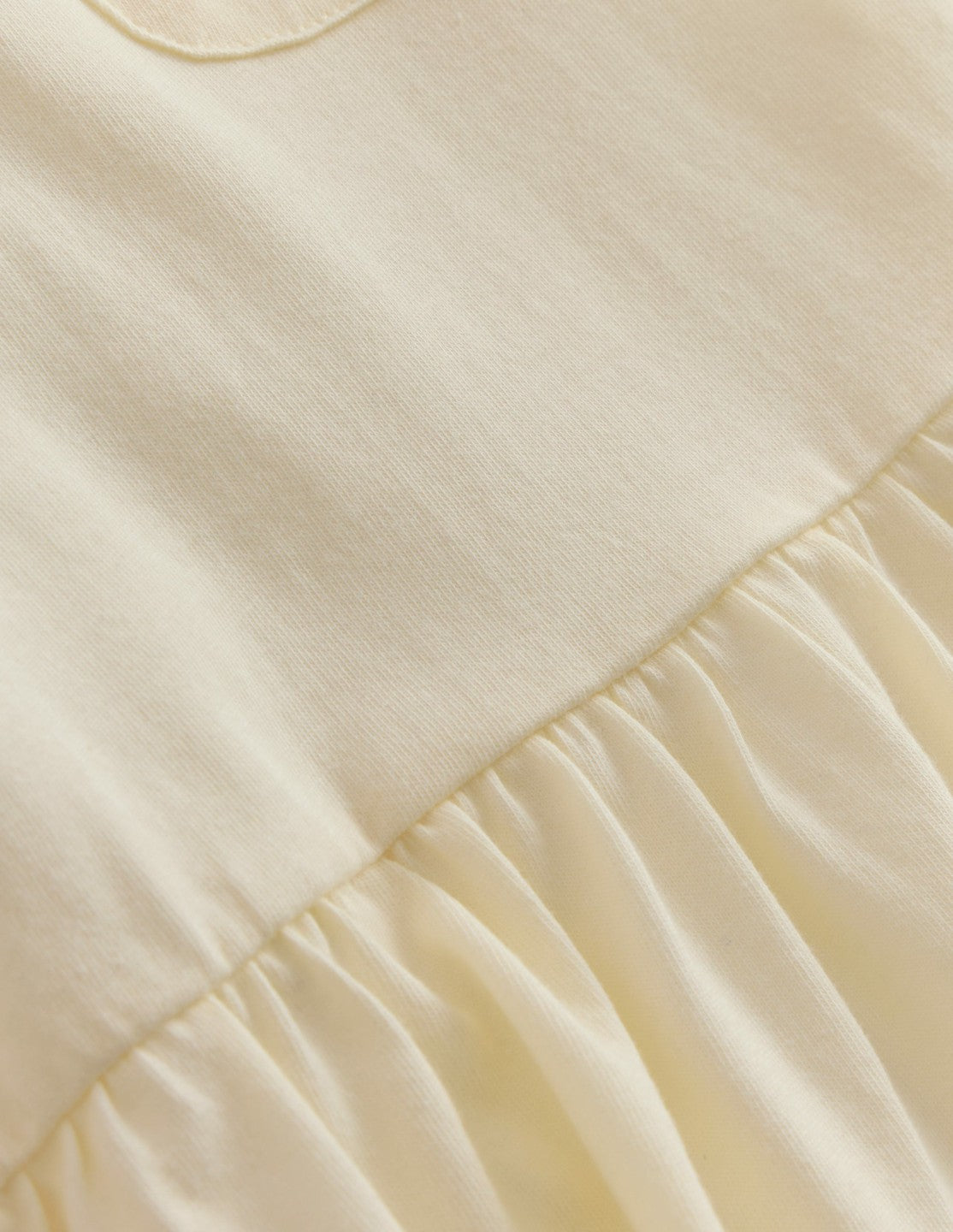 Short Sleeve Peplum Top-Soft Ivory / Boden