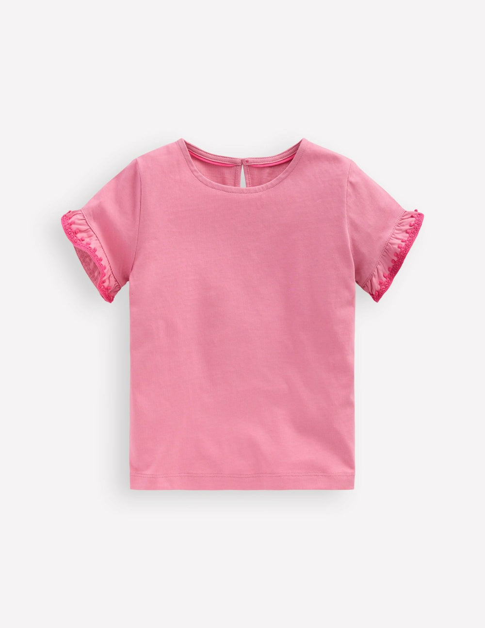 Ruffle Sleeve T-shirt-Polignac / Boden Online