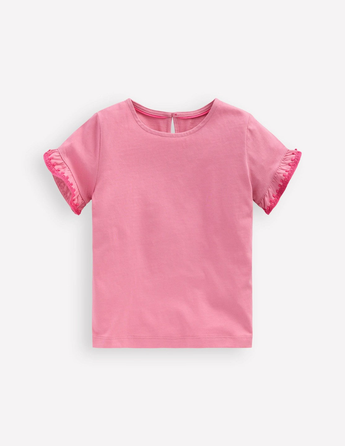 Ruffle Sleeve T-shirt-Polignac / Boden Online