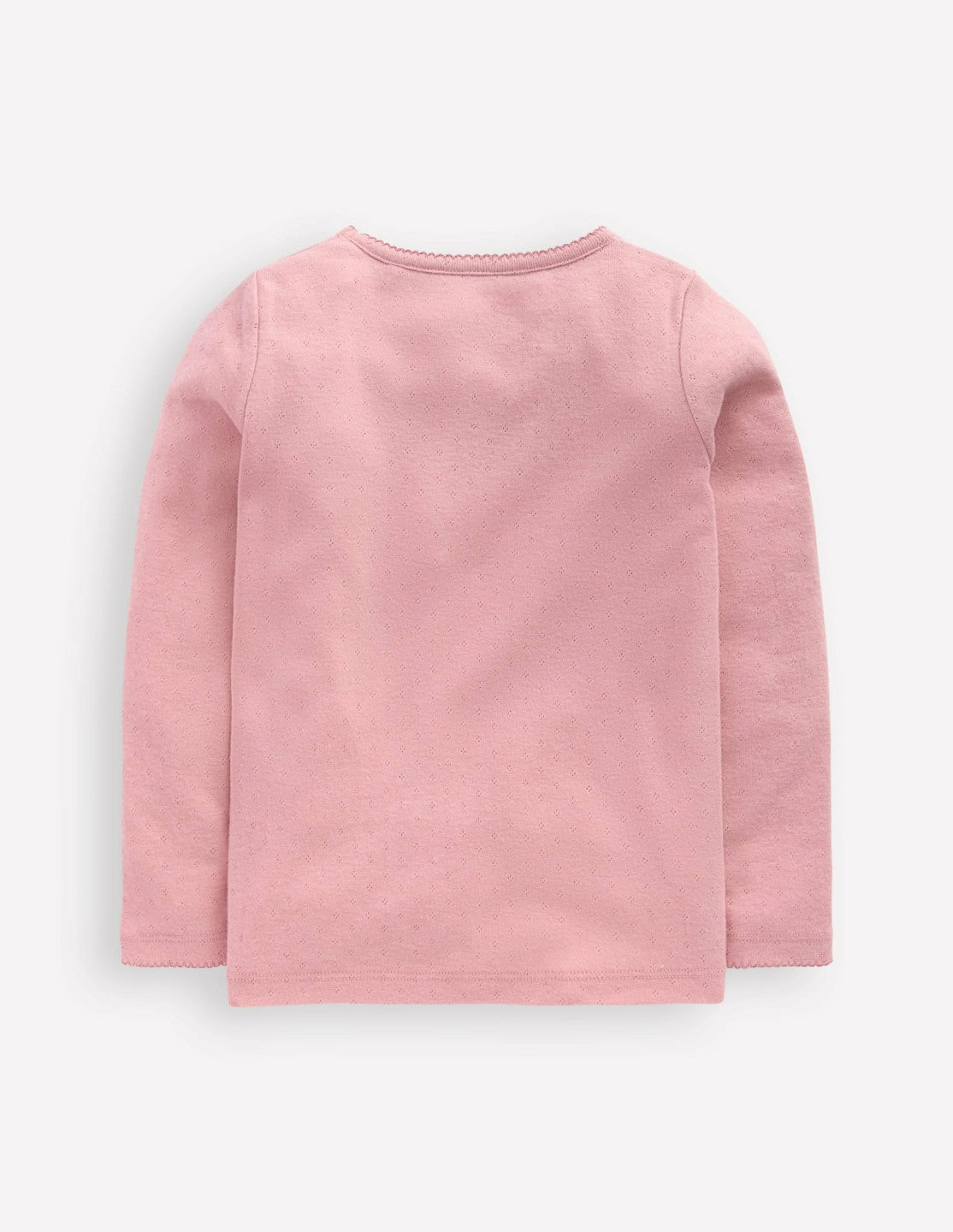 Long Sleeve Pointelle Top-Pink / Boden Discount