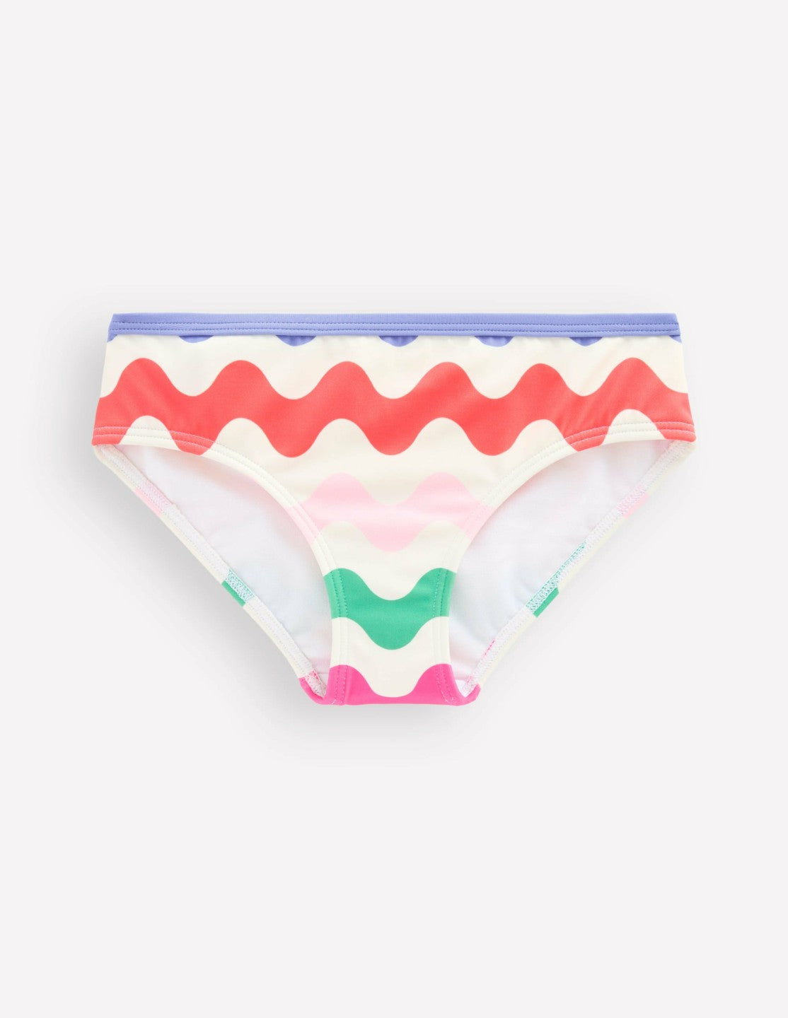 Patterned Bikini Bottoms-Multi Wave / Boden Outlet