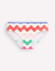 Patterned Bikini Bottoms-Multi Wave / Boden Outlet