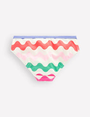 Patterned Bikini Bottoms-Multi Wave / Boden Outlet