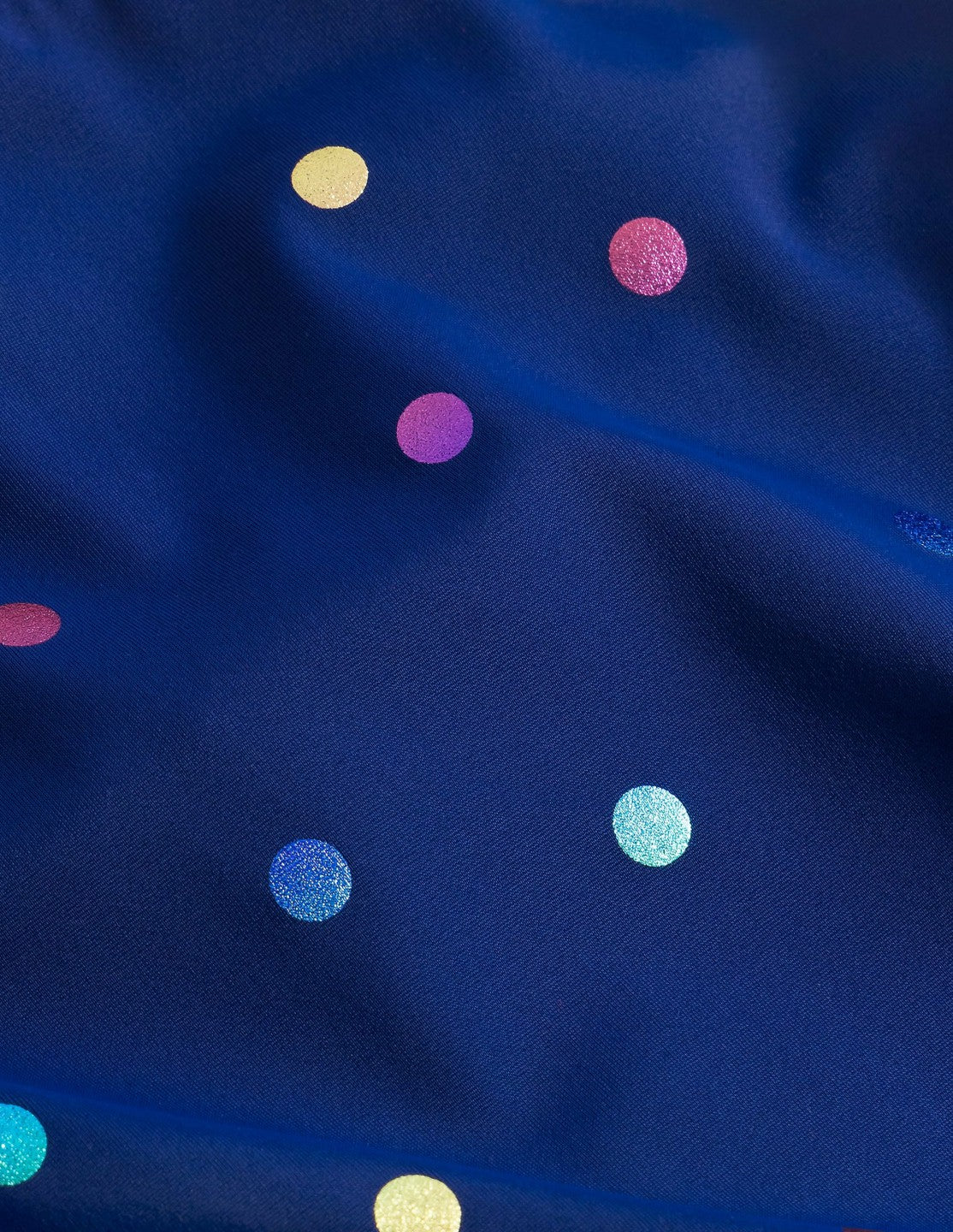 Cross-Back Printed Swimsuit-Rainbow Foil Confetti Spot / Boden Discount