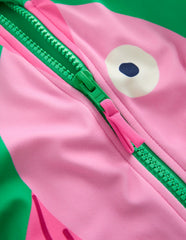 Fun Long-sleeved Swimsuit-Bright Emerald Fish / Boden Sale