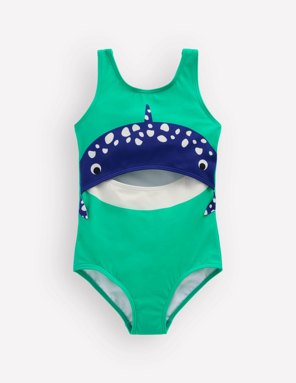 Fun Cut-out Swimsuit-Whale / Boden Discount