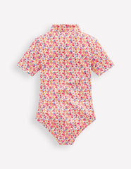 Short-sleeved Swimsuit-Papyrus Ditsy Floral / Boden Sale
