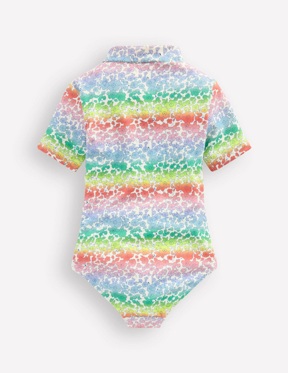 Short-sleeved Swimsuit-Rainbow Ombre Flowerbed / Boden On sale