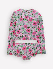 Hem Frill Rash Vest Set-Lilac Chiffon Cornflower / Boden us