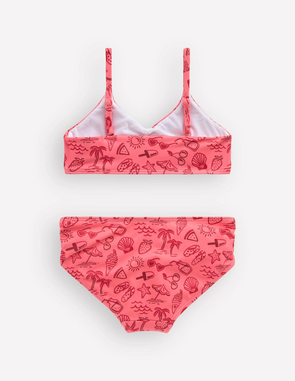 Ruched Bikini-Pink Holiday / Boden