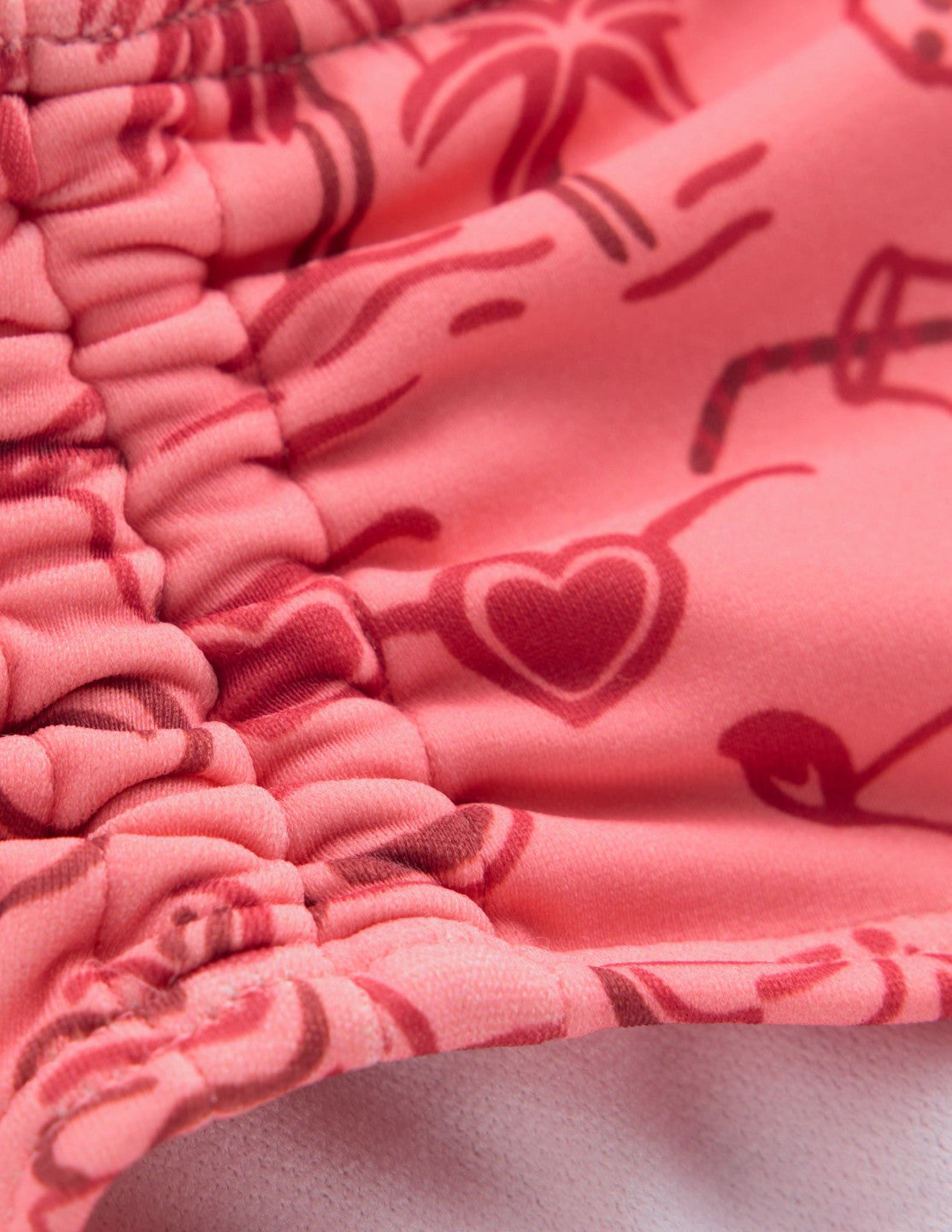 Ruched Bikini-Pink Holiday / Boden
