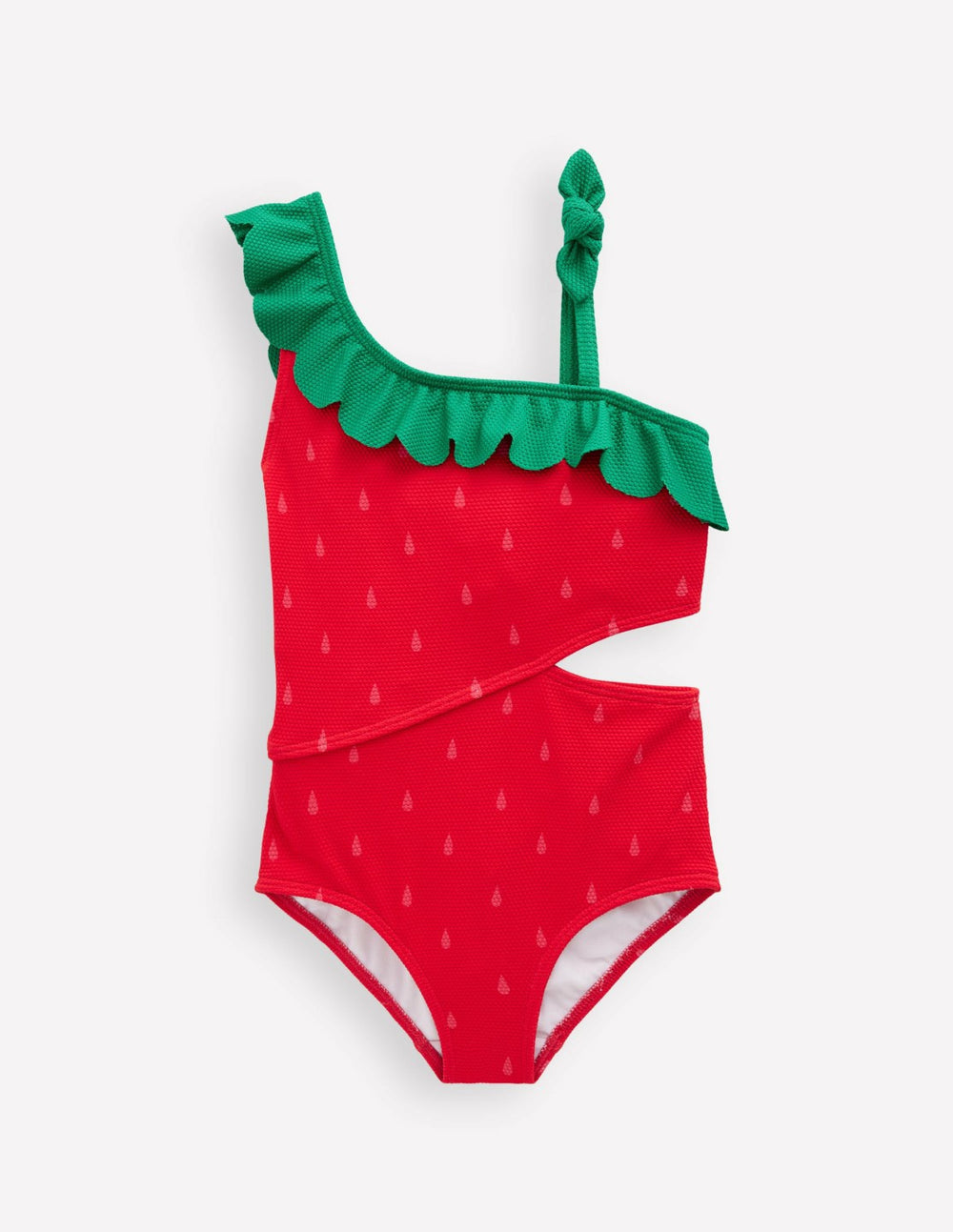 Lettice Cut Out Swimsuit-Strawberry / Boden Outlet