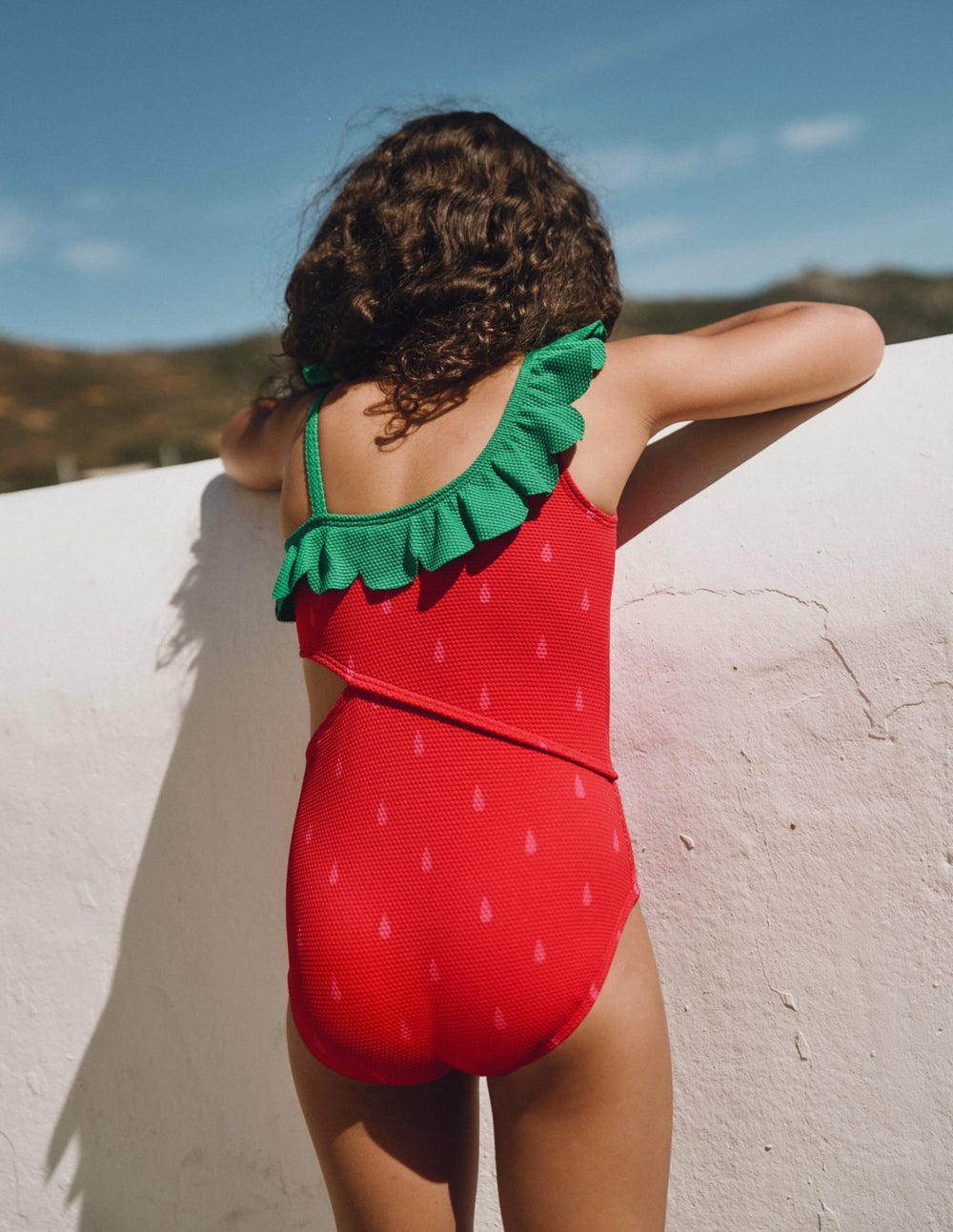 Lettice Cut Out Swimsuit-Strawberry / Boden Outlet