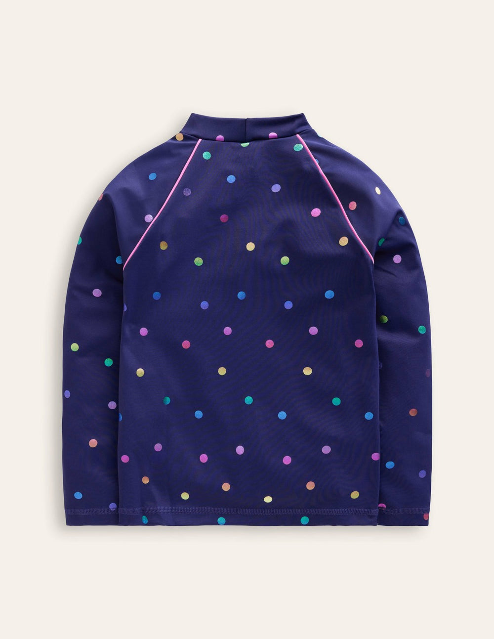 Sunsafe Patterned Rash Vest-Rainbow Foil Confetti Spot / Boden us