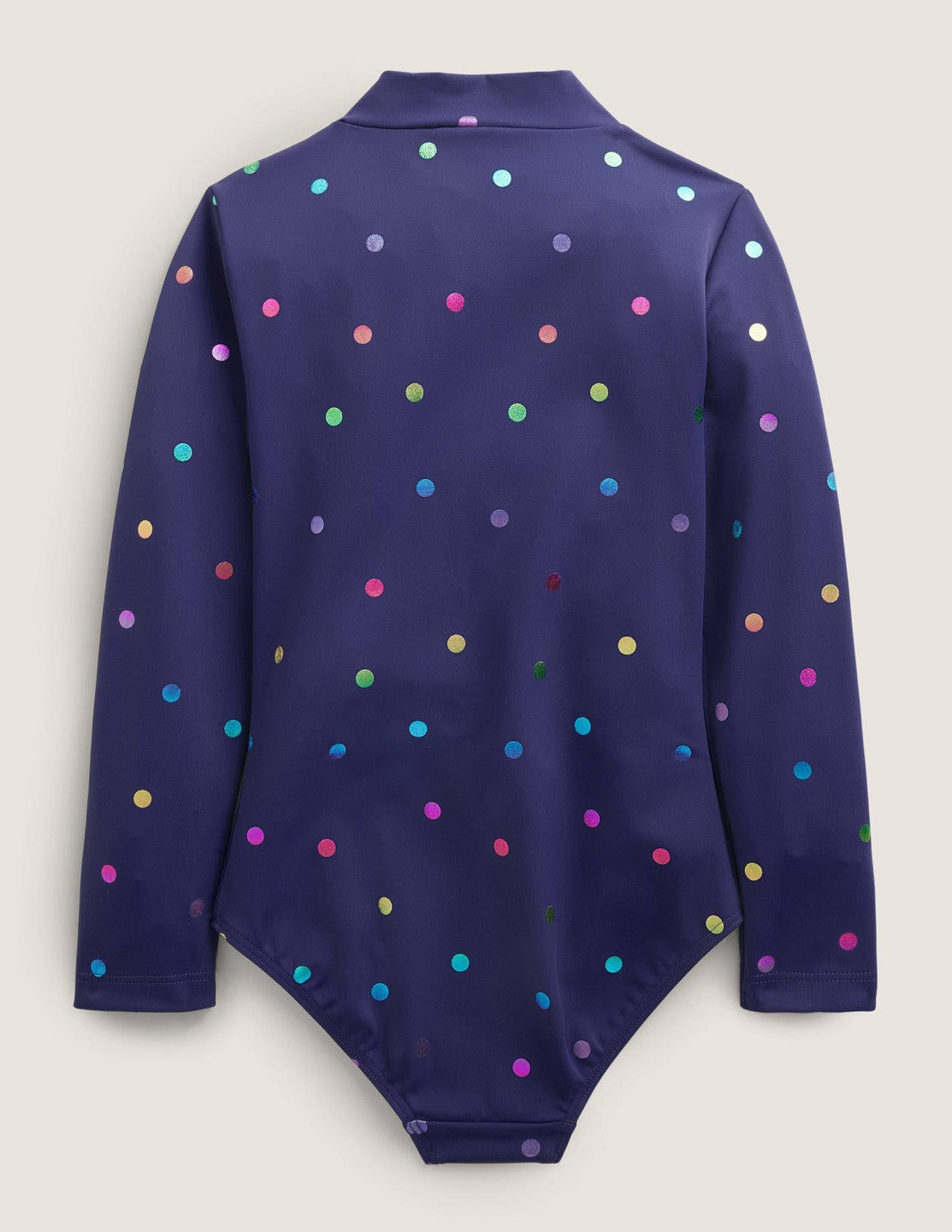 Long-sleeved Swimsuit-Rainbow Foil Confetti Spot / Boden Online
