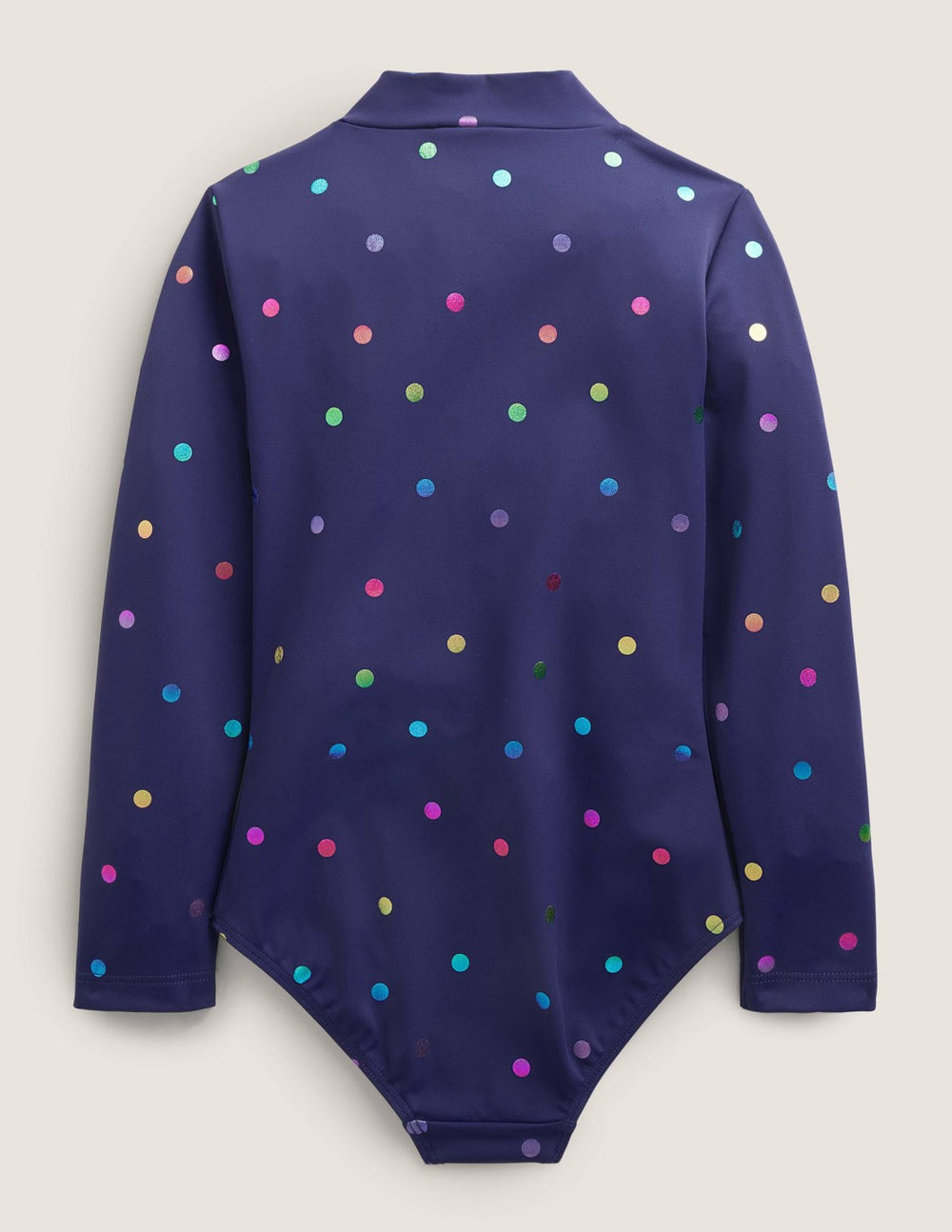 Long-sleeved Swimsuit-Rainbow Foil Confetti Spot / Boden Online