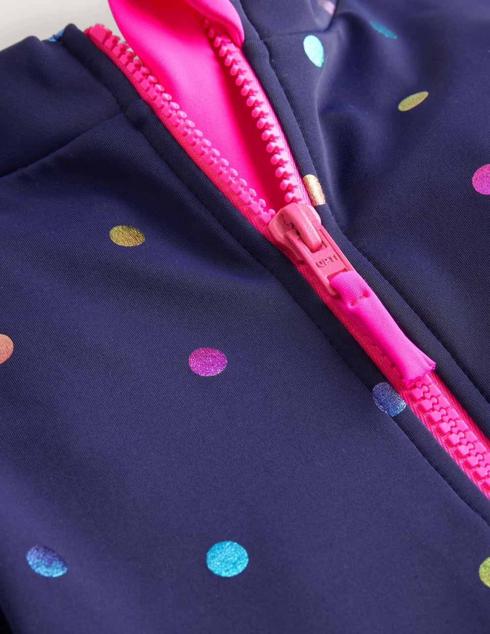 Long-sleeved Swimsuit-Rainbow Foil Confetti Spot / Boden Online
