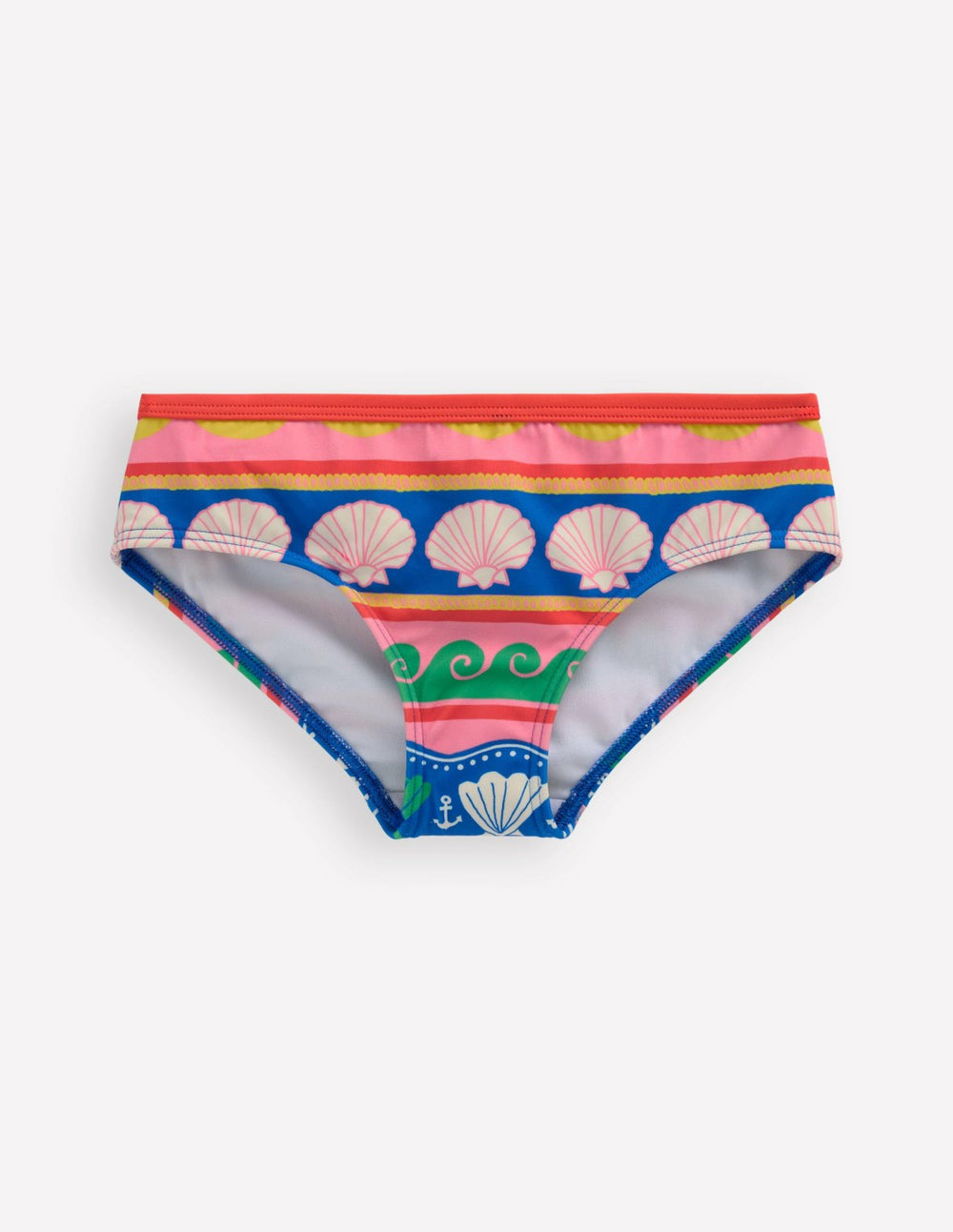 Patterned Bikini Bottoms-Multi Sea Shell Stripe / Boden us