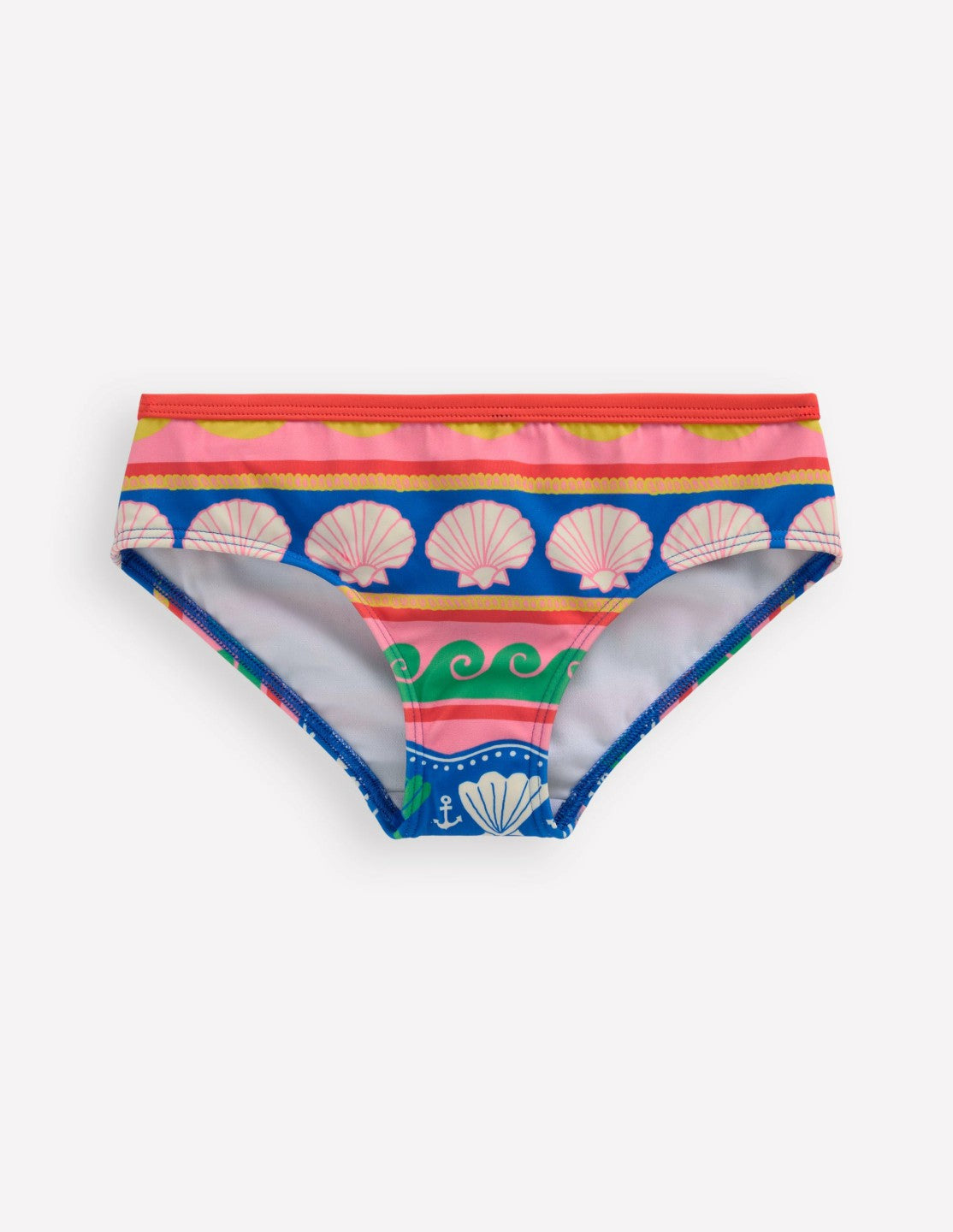 Patterned Bikini Bottoms-Multi Sea Shell Stripe / Boden us