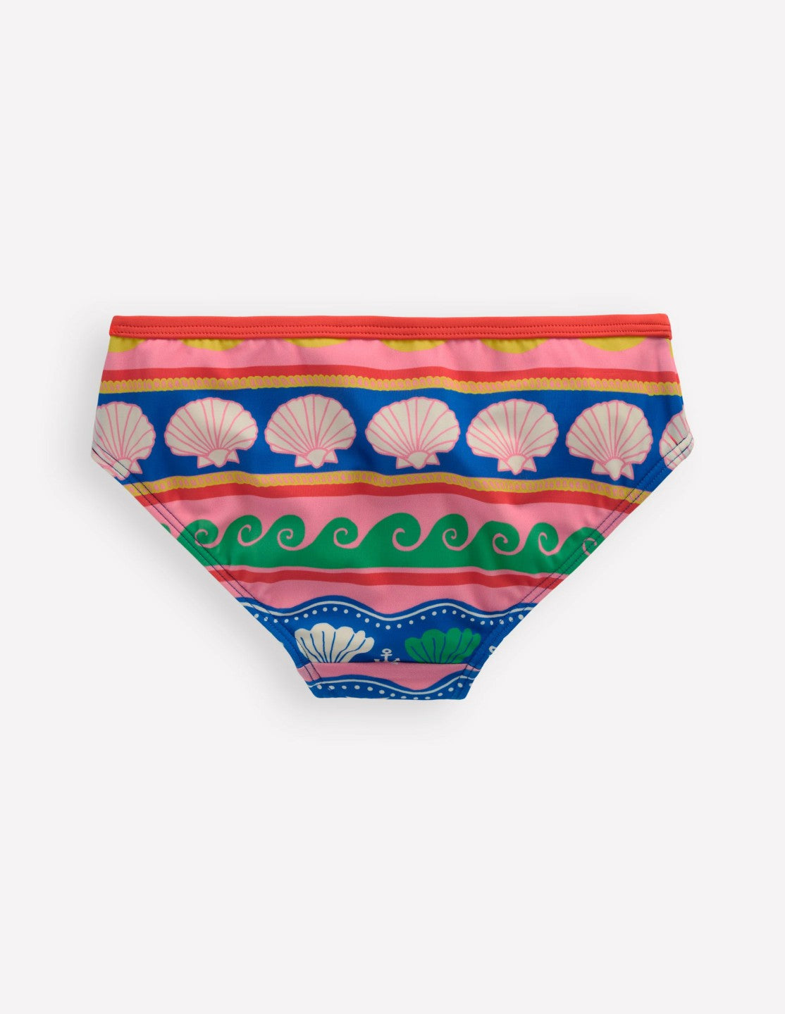 Patterned Bikini Bottoms-Multi Sea Shell Stripe / Boden us