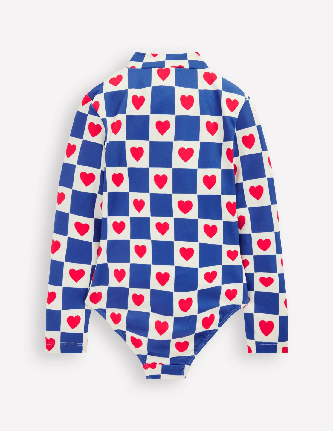 Long-sleeved Swimsuit-Bluejay Heart Stamp / Boden On sale