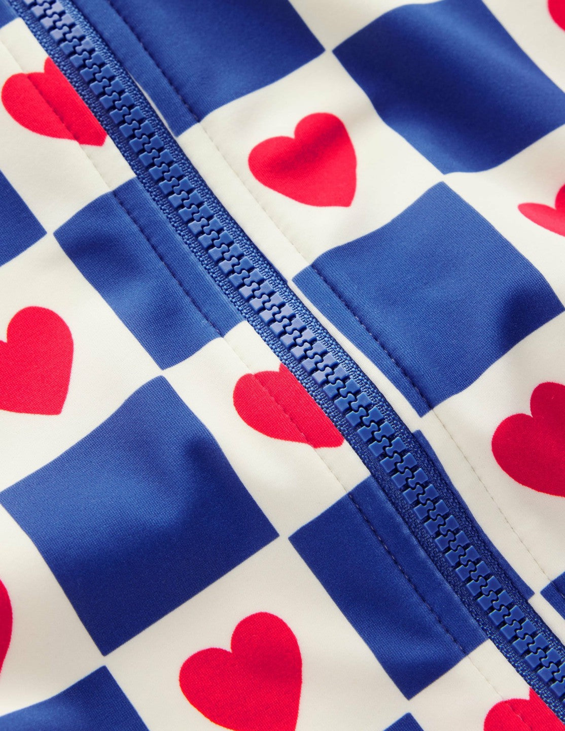 Long-sleeved Swimsuit-Bluejay Heart Stamp / Boden On sale