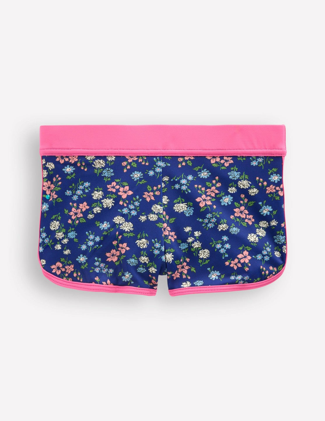 Patterned Swim Shorts-Sapphire Blue Meadow Floral / Boden