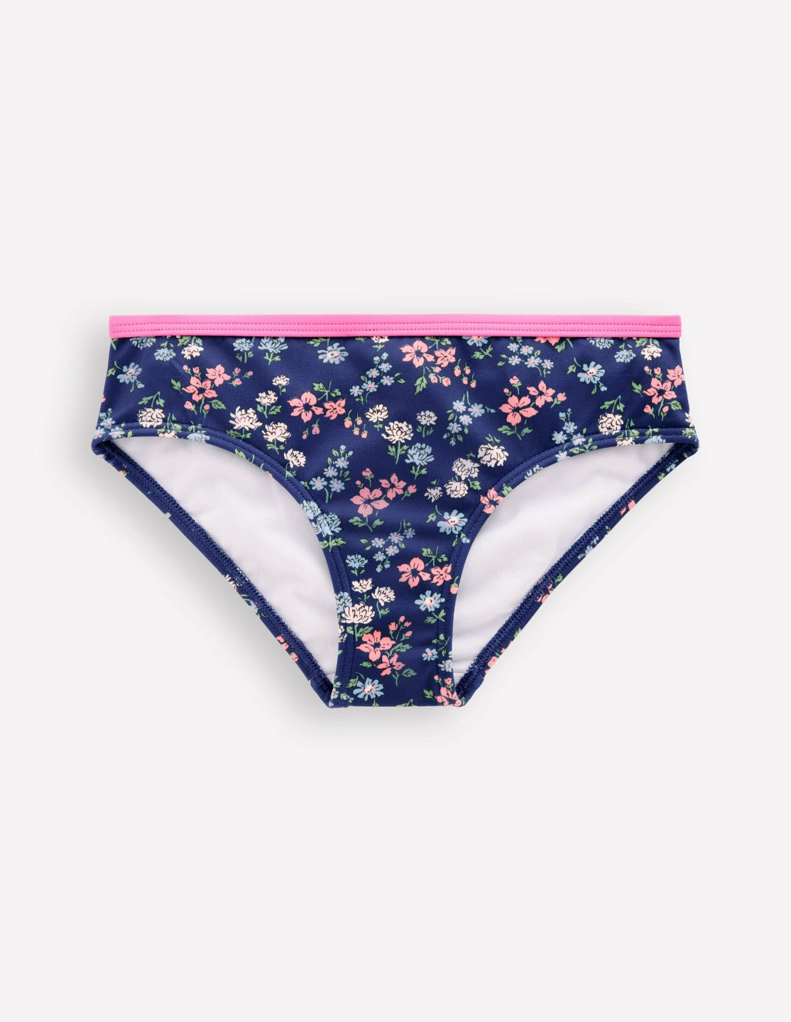 Patterned Bikini Bottoms-Sapphire Blue Meadow Floral / Boden Outlet