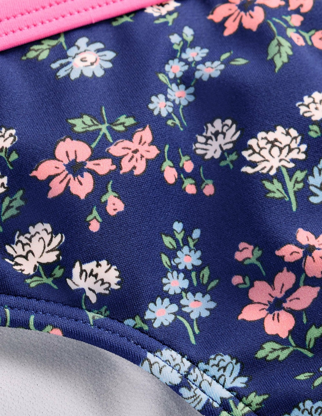 Patterned Bikini Bottoms-Sapphire Blue Meadow Floral / Boden Outlet