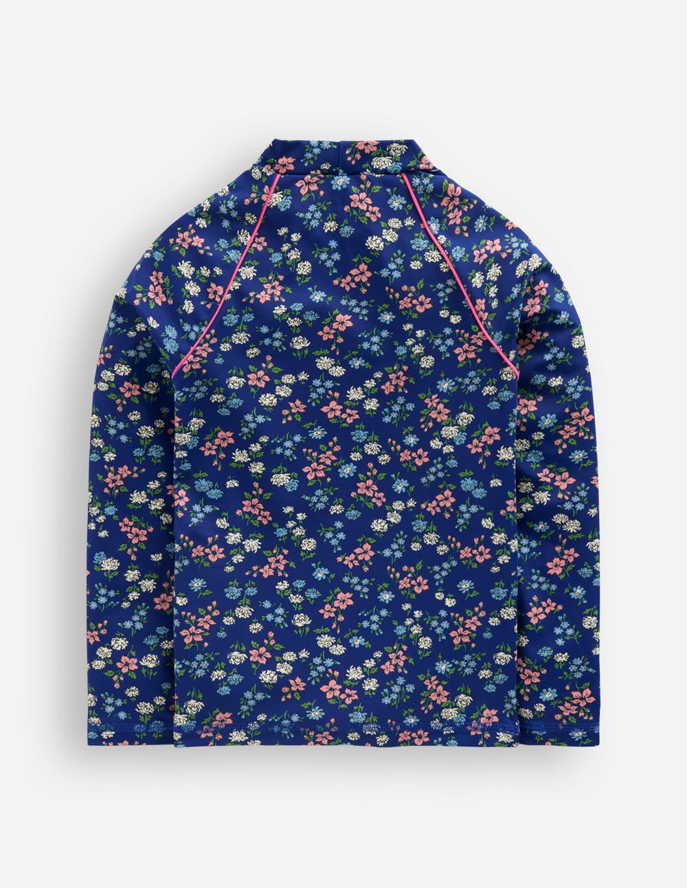 Sunsafe Patterned Rash Vest-Sapphire Blue Meadow Floral / Boden Sale