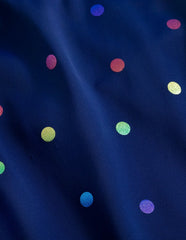 Cross-back Tankini Top-Navy Rainbow Confetti Spot / Boden Discount