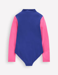Long-sleeved Swimsuit-Rainbow Heart / Boden Outlet
