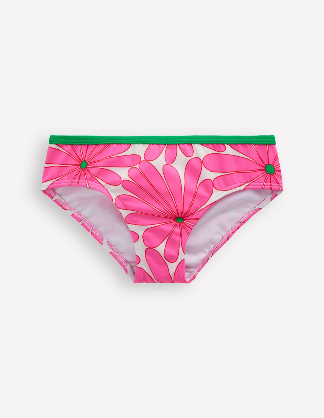 Patterned Bikini Bottoms-Festival Pink Daisy / Boden On sale