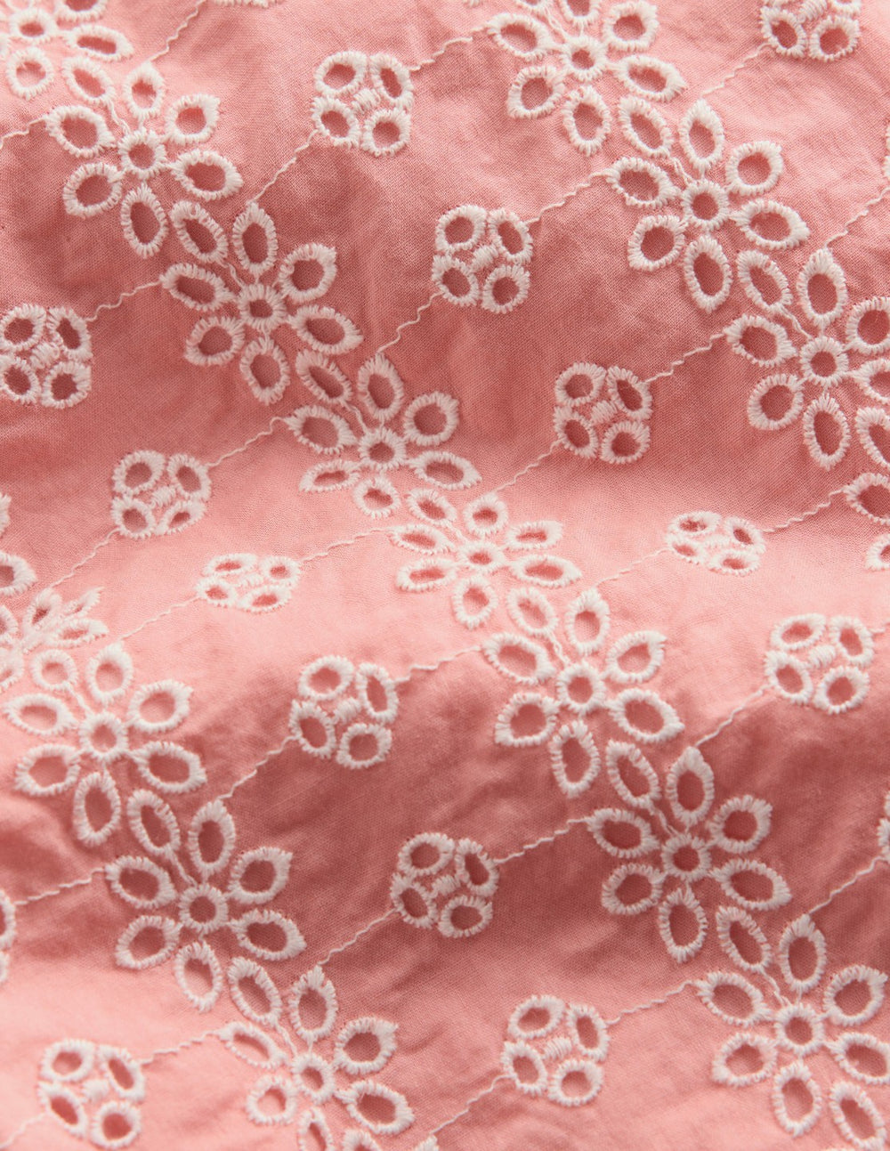 Frill Hem Pants-Pink Broderie / Boden Outlet
