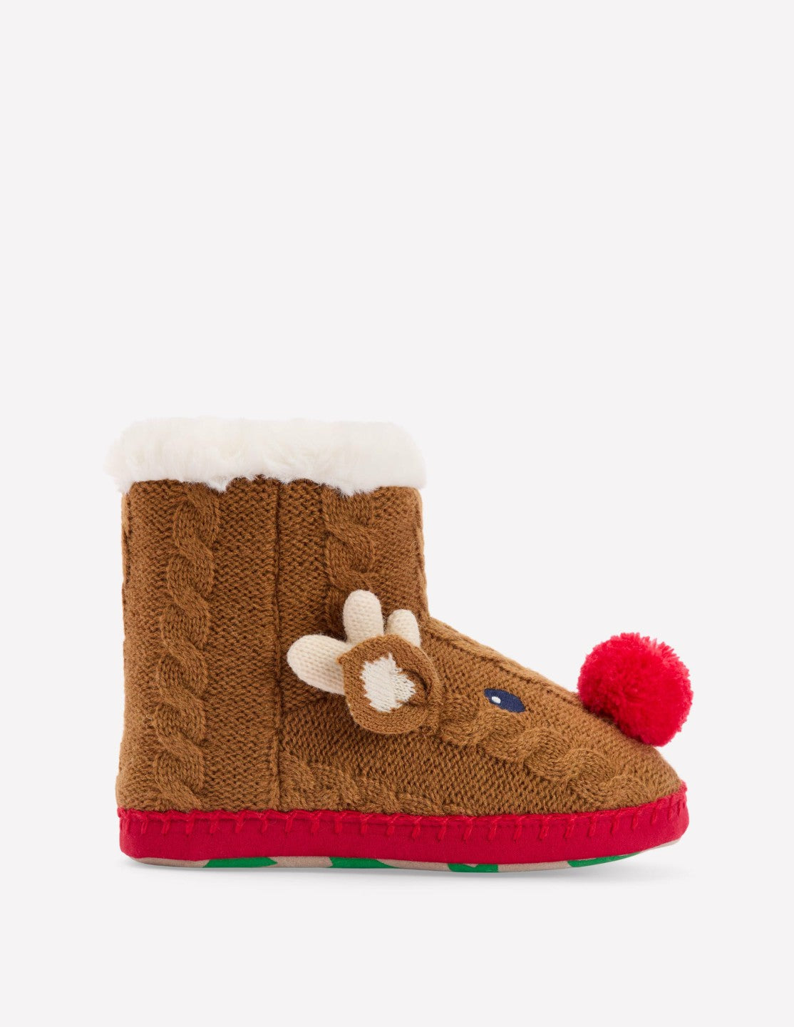 Novelty Slipper Boots-Reindeer / Boden Outlet