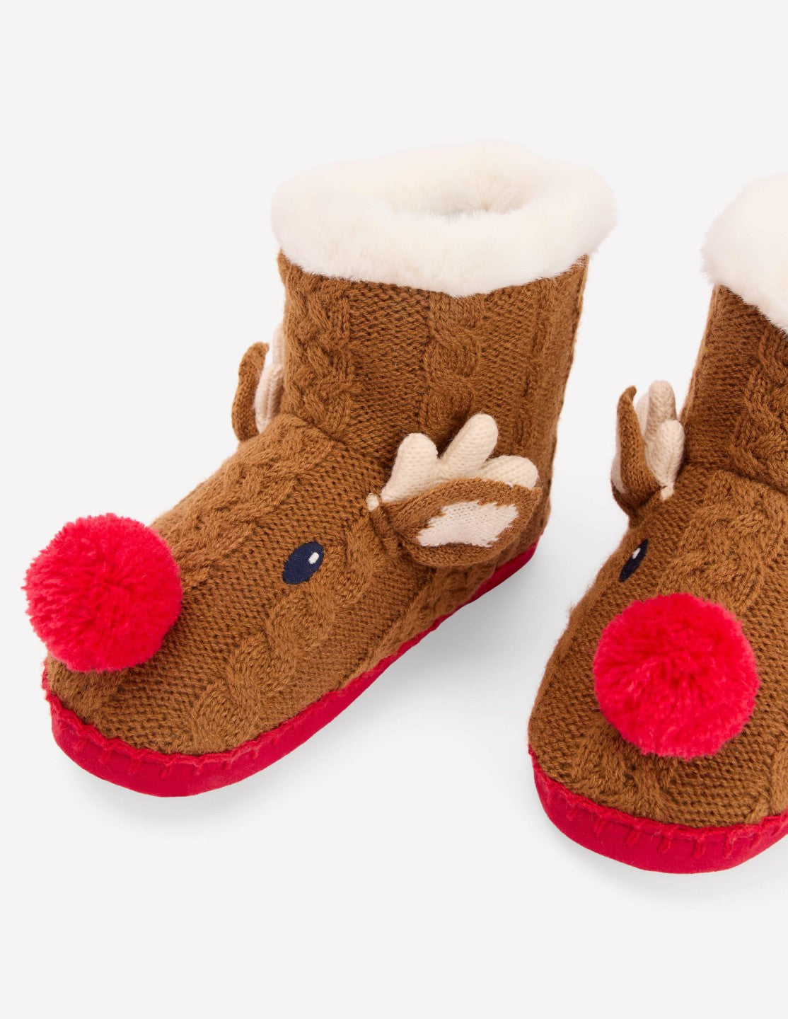 Novelty Slipper Boots-Reindeer / Boden Outlet