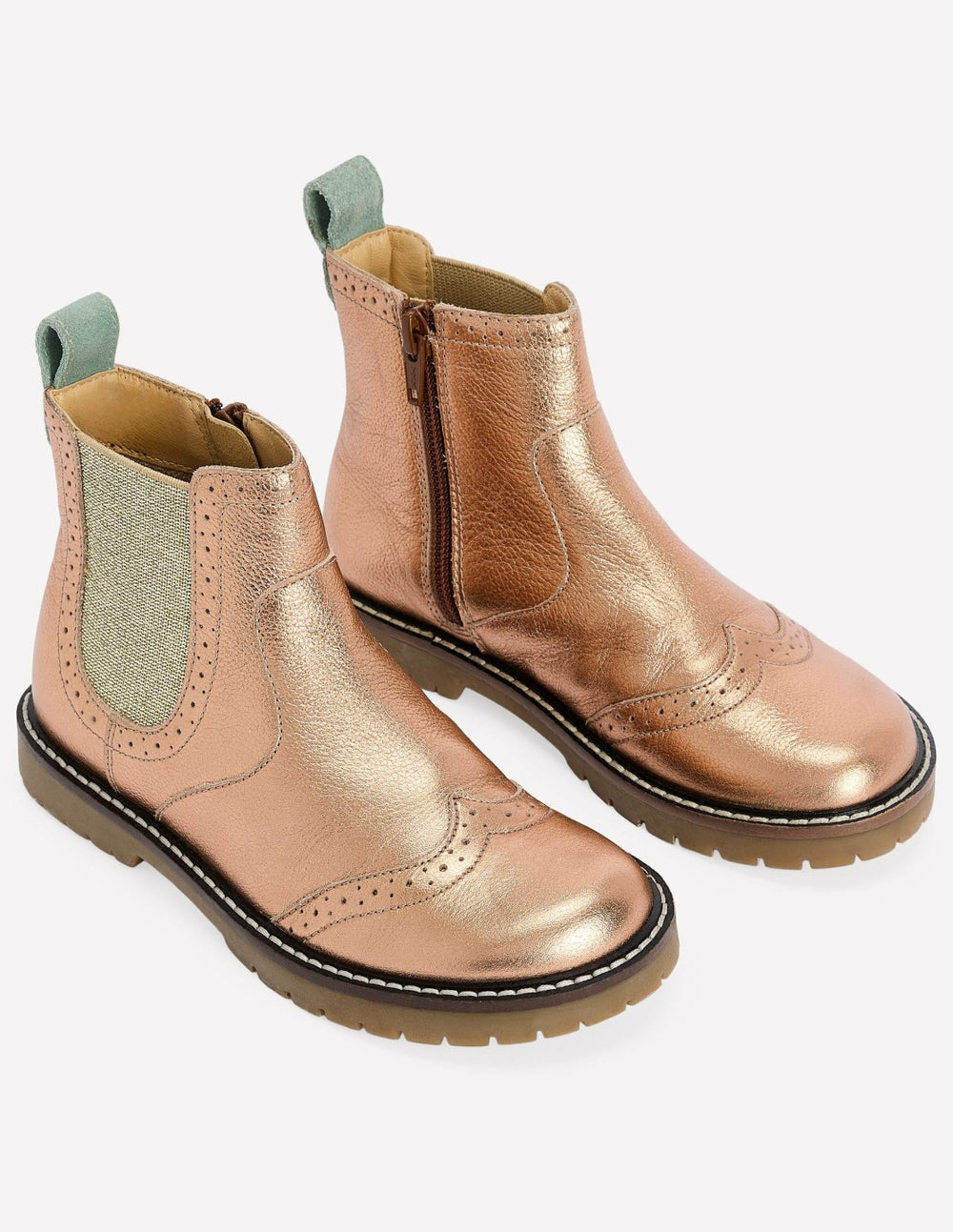Leather Chelsea Boots-Bronze / Boden Discount