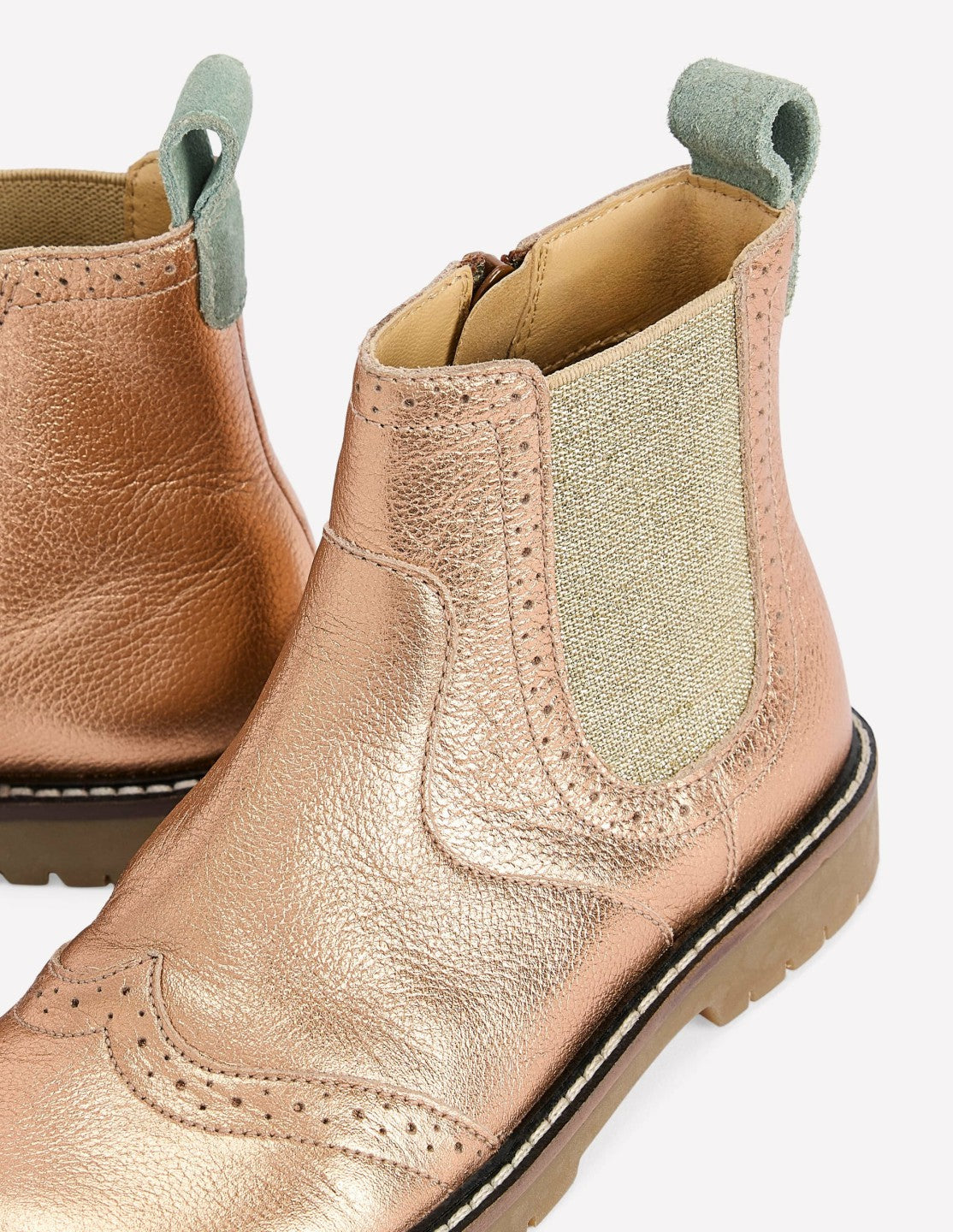 Leather Chelsea Boots-Bronze / Boden Discount